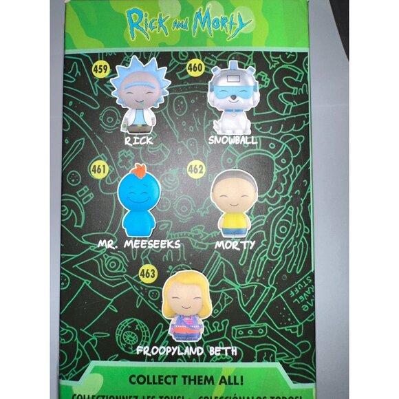 Funko Rick & Morty Dorbz SNOWBALL Exclusive Vinyl Figure #460 [FLOCKED] *SEE* - Picture 2 of 4